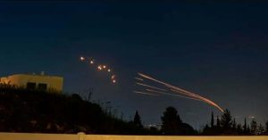 300 misiles y drones fueron lanzados desde Irán a Israel